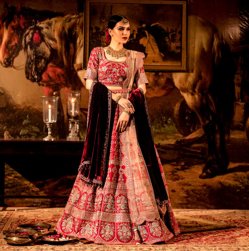 Lawyer Bride Ditched Her Black And White Court Room Outfit, To Slay In A Red  Sabyasachi '