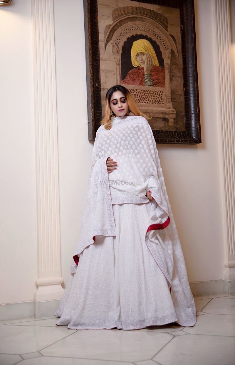 Wedding Womens Lehenga Choli, Full Stitched Chikankari , Reception Wea –  azrakhkurtis