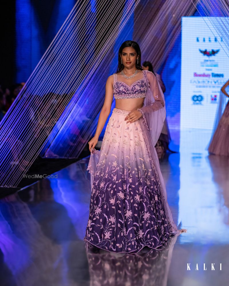 Lavender Crop Top Lehenga – Designer Lehenga Set for Girls