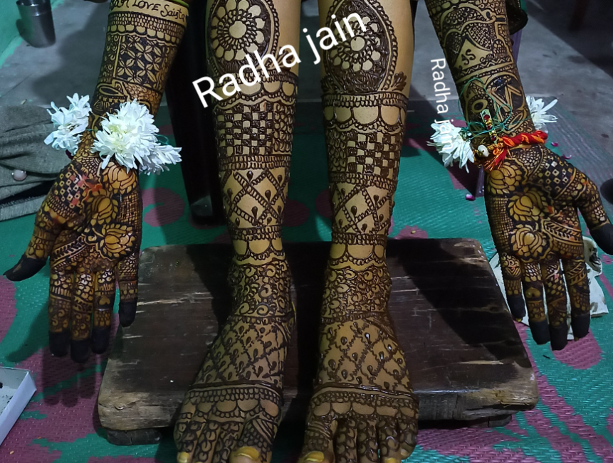 My Mehendi Creation by Radha Jain