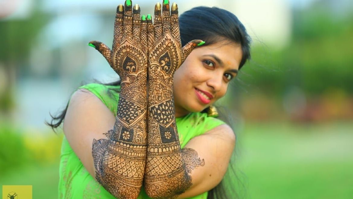 Creation of Mehndhi
