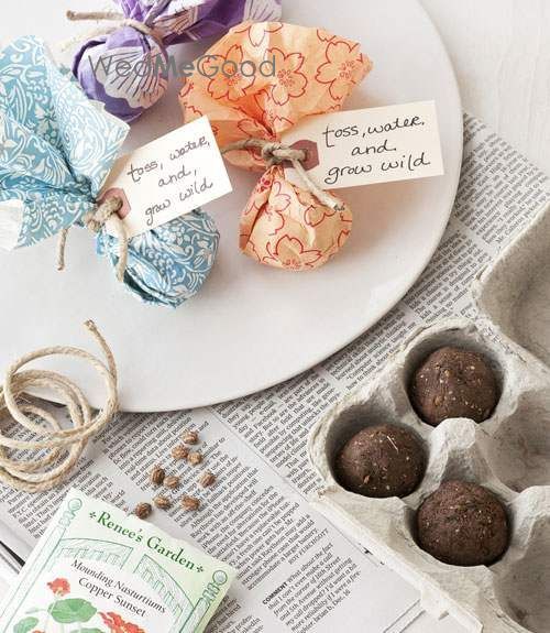 Seed Bombs: The Newest Indian Wedding Favours For Eco-friendly Couples!