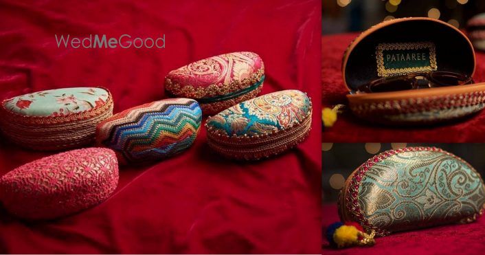 Hidden Gem: Gorgeous Sunglasses Cases With Indian Patterns For Unique Mehendi Favors!