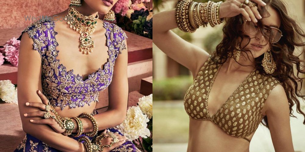 Unique Blouse Necklines We Spotted That Are Perfect For Your Bridal Look!