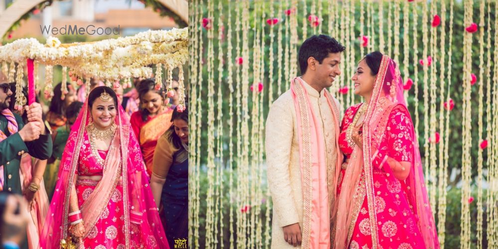 A Sunny Delhi Wedding With A Bride In A Refreshing Pink Lehenga