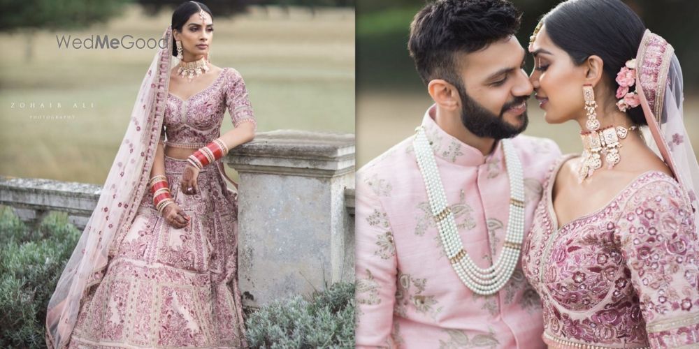 This Bride's Lavender Outfit Was A Breath Of Fresh Air!