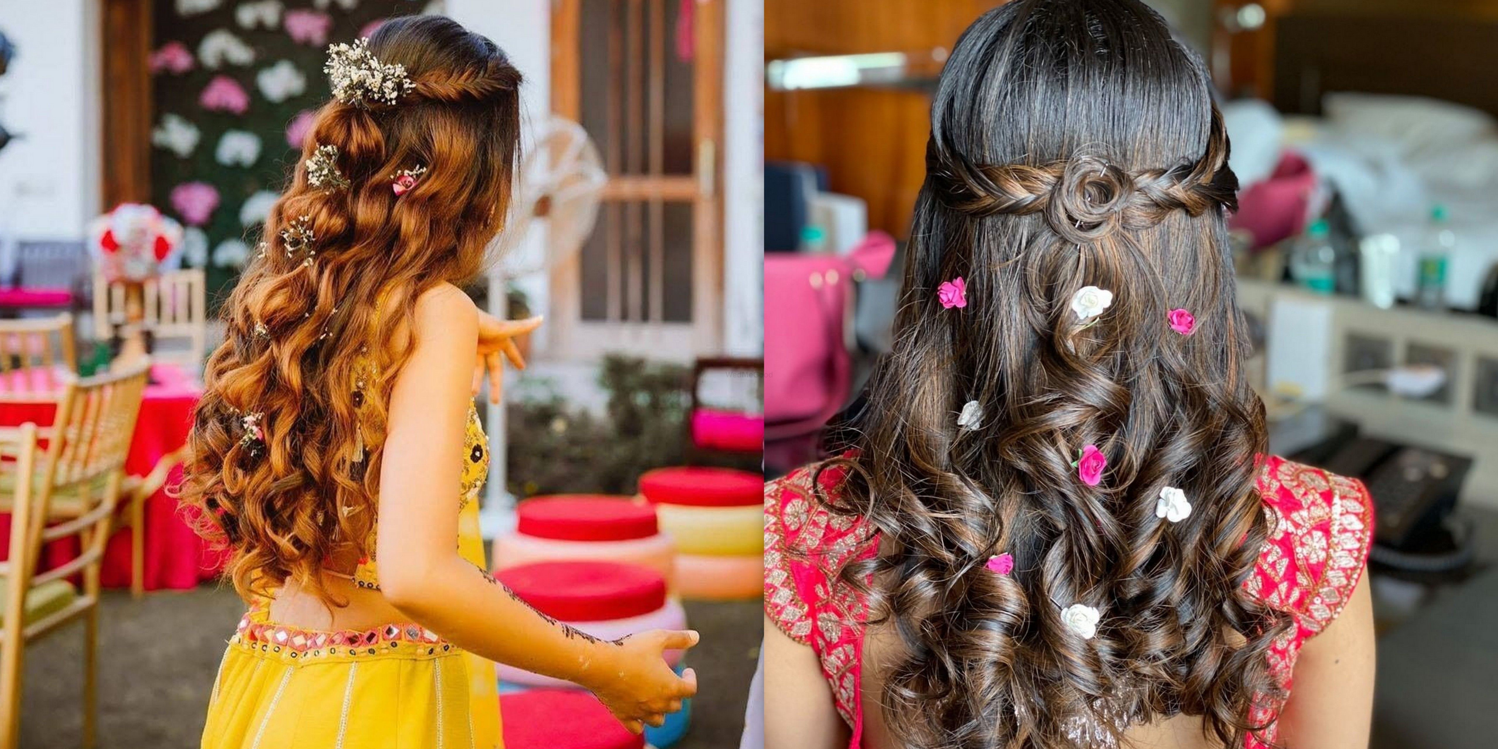 30 Open Hairstyles With Lehengas Wedding Ideas 2024 - MyGlamm